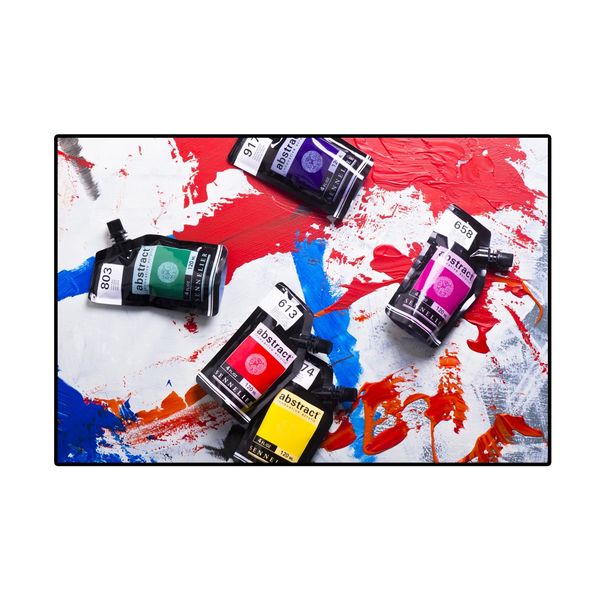 Peinture Acrylique Abstract 120 Ml Sennelier Bozar Passion