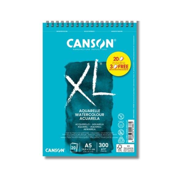 Bloc XL Aquarelle Canson Bozar Passion