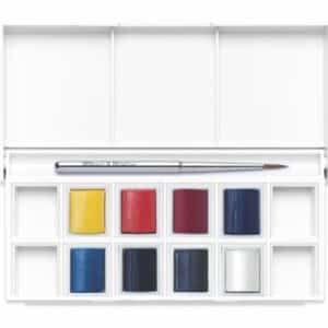 Aquarelle Winsor & Newton Cotman Ciel - Boite de 8 1/2 godets + 1 pinceau – Image 4