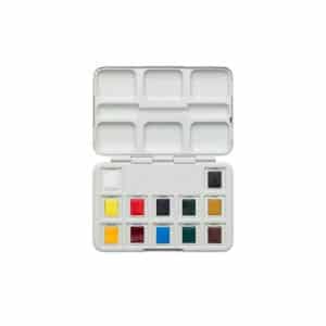 Royal Talens : Van Gogh : Watercolour Paint : Half Pan : Pocket Box Set of 12