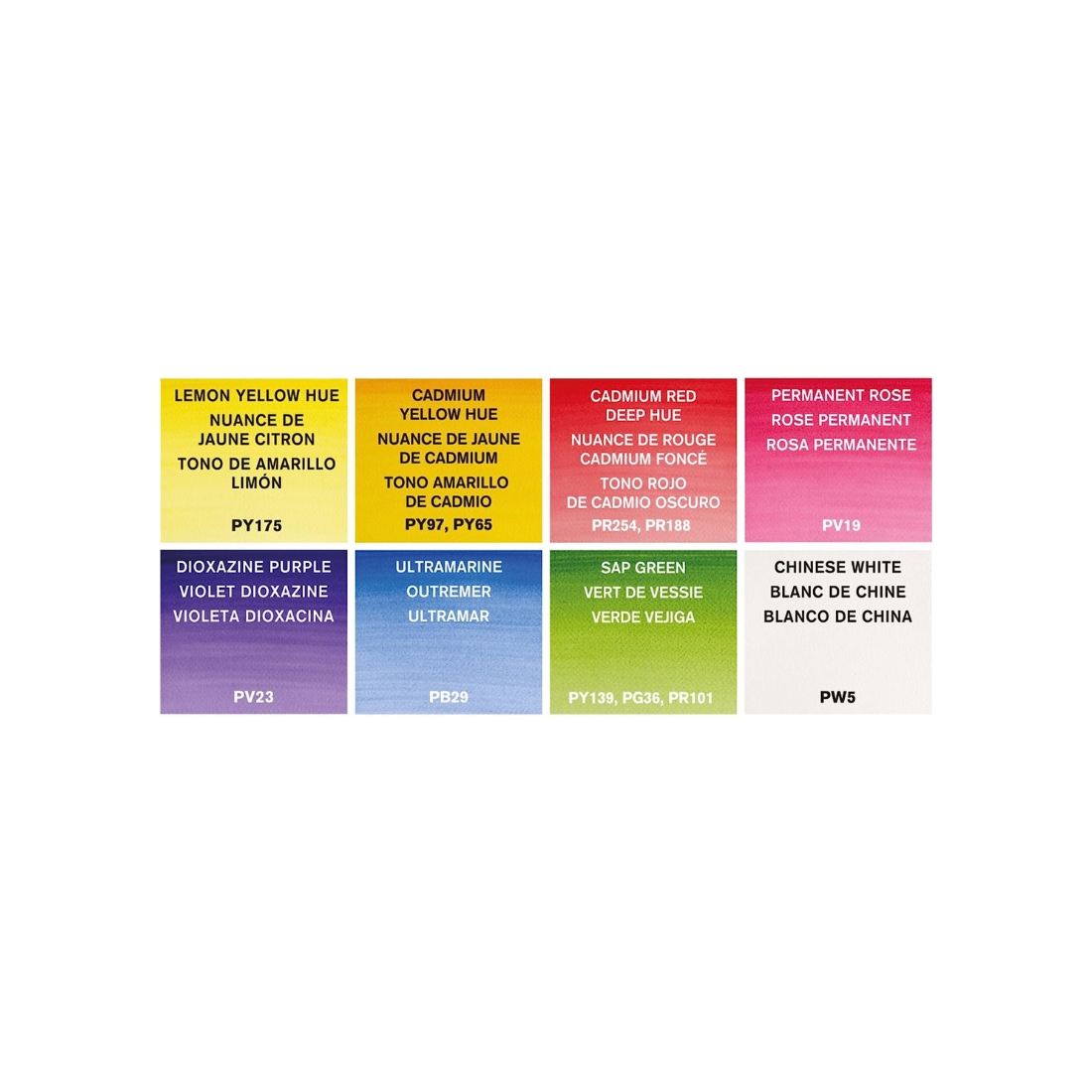 Aquarelle Winsor & Newton Cotman floral - Boite de 8 1/2 godets + 1 pinceau – Image 4