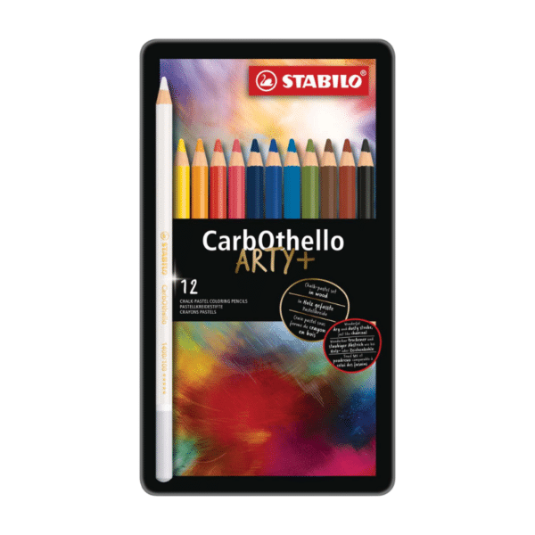 Coffret de crayons pastels Stabilo Carbothello boite de 12