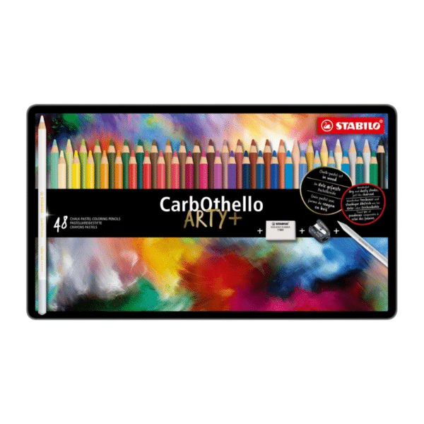 Coffret de crayons pastels Stabilo Carbothello boite de 48