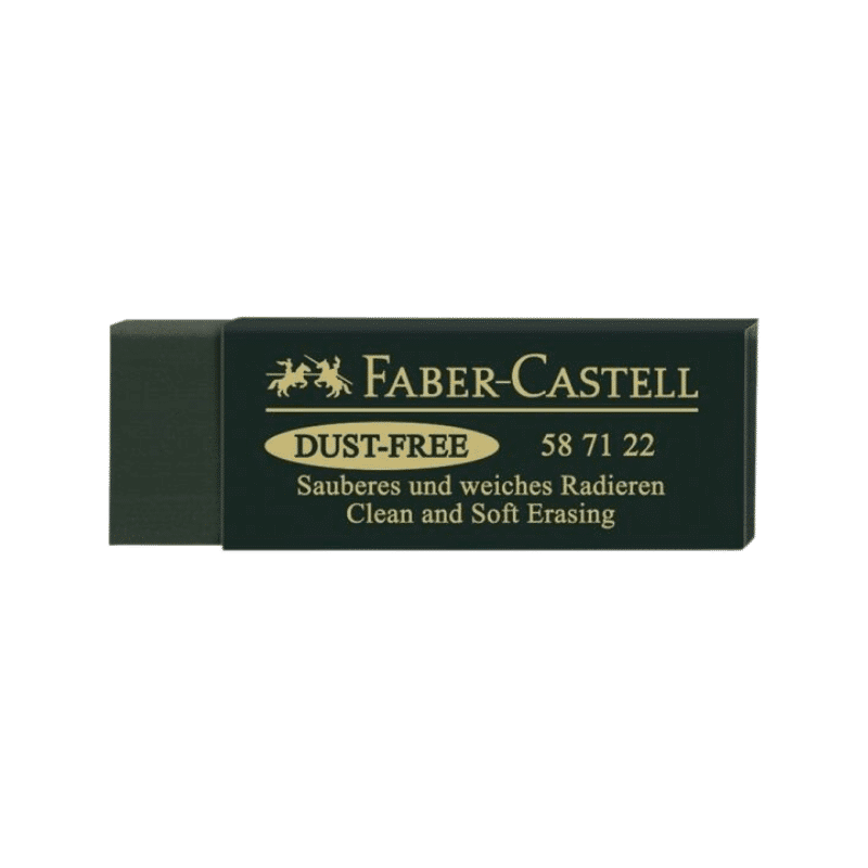 gomme en plastique verte sans résidu Faber-Castell