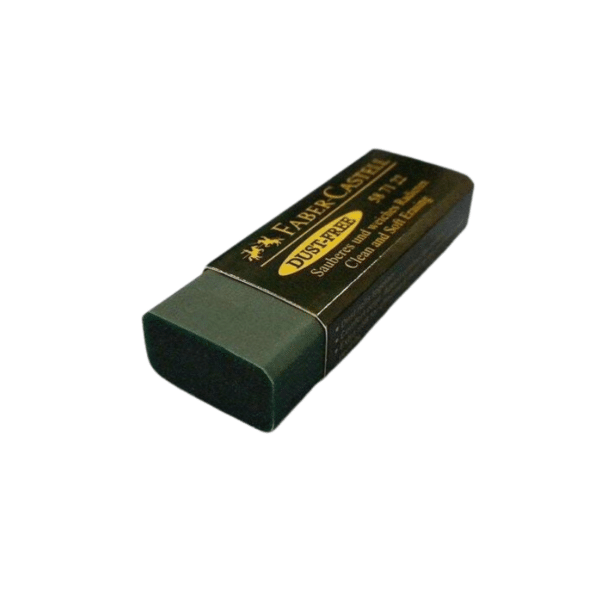 gomme en plastique verte sans résidu Faber-Castell