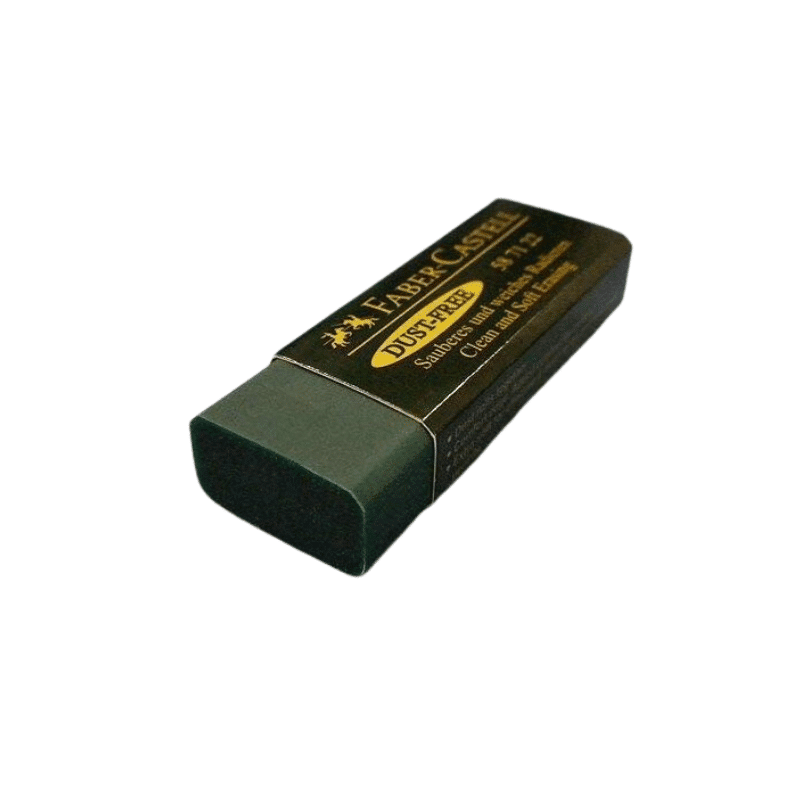 gomme en plastique verte sans résidu Faber-Castell