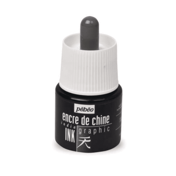 Encre De Chine Noire Talens - Bouteille 990 Ml - Idéale Pour Dessin, Calligraphie Et Aérographe - Imperméable Après Séchage
