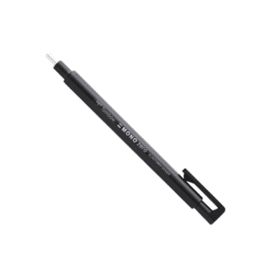 Gomme de Précision à Point Rond Mono Zero Noir Tombow
