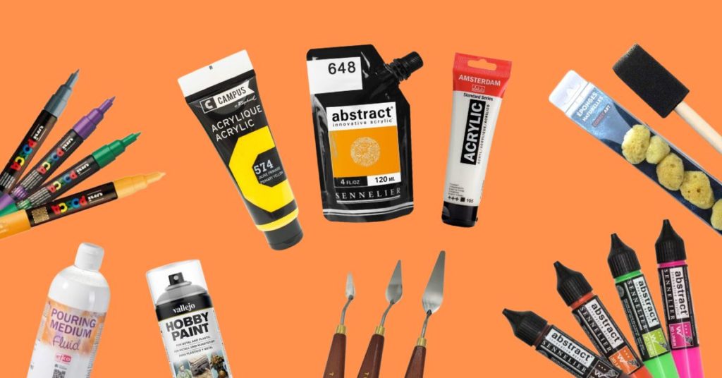 Image mise en avant pour l'article comment maitriser l'acrylique