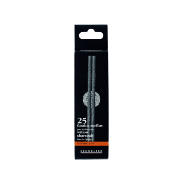 fusains Sennelier 25 sticks de diamètre 5-6mm