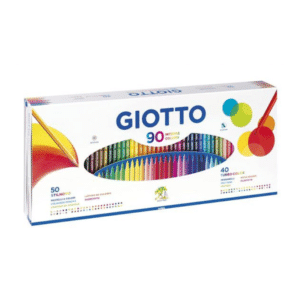 Etui 90 pcs feutres Giotto Turbo color