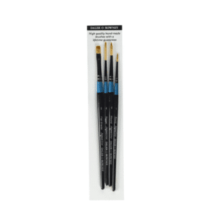 set de 4 pinceaux Aquafine 400 de Daler Rowney