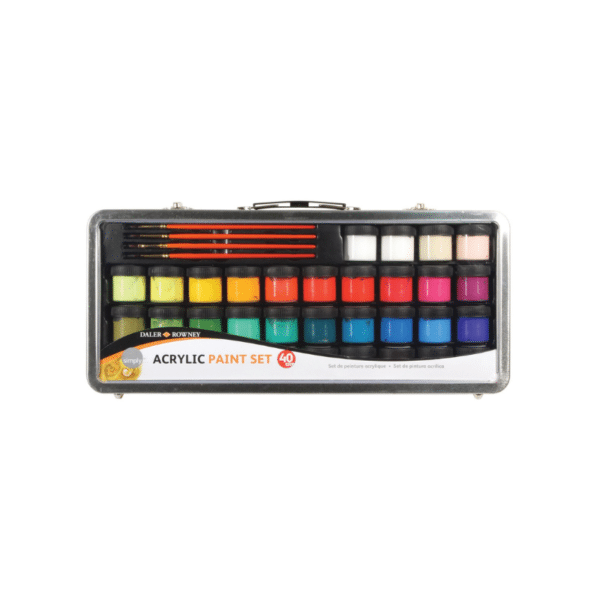 set de couleurs acryliques 40 pièces Daler Rowney