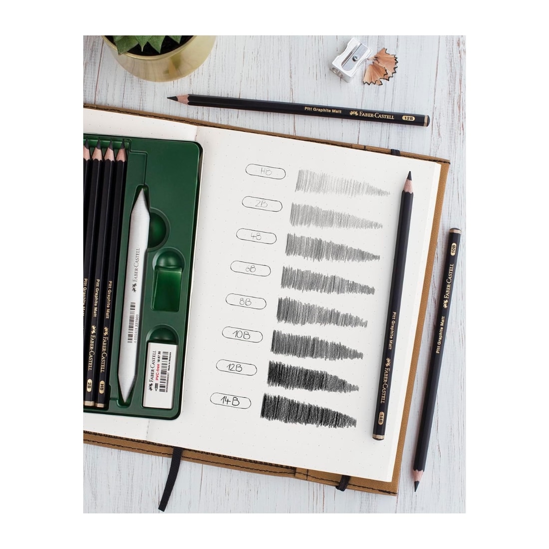 Set de crayons Pitt Graphite Mat Faber Castell – Image 4