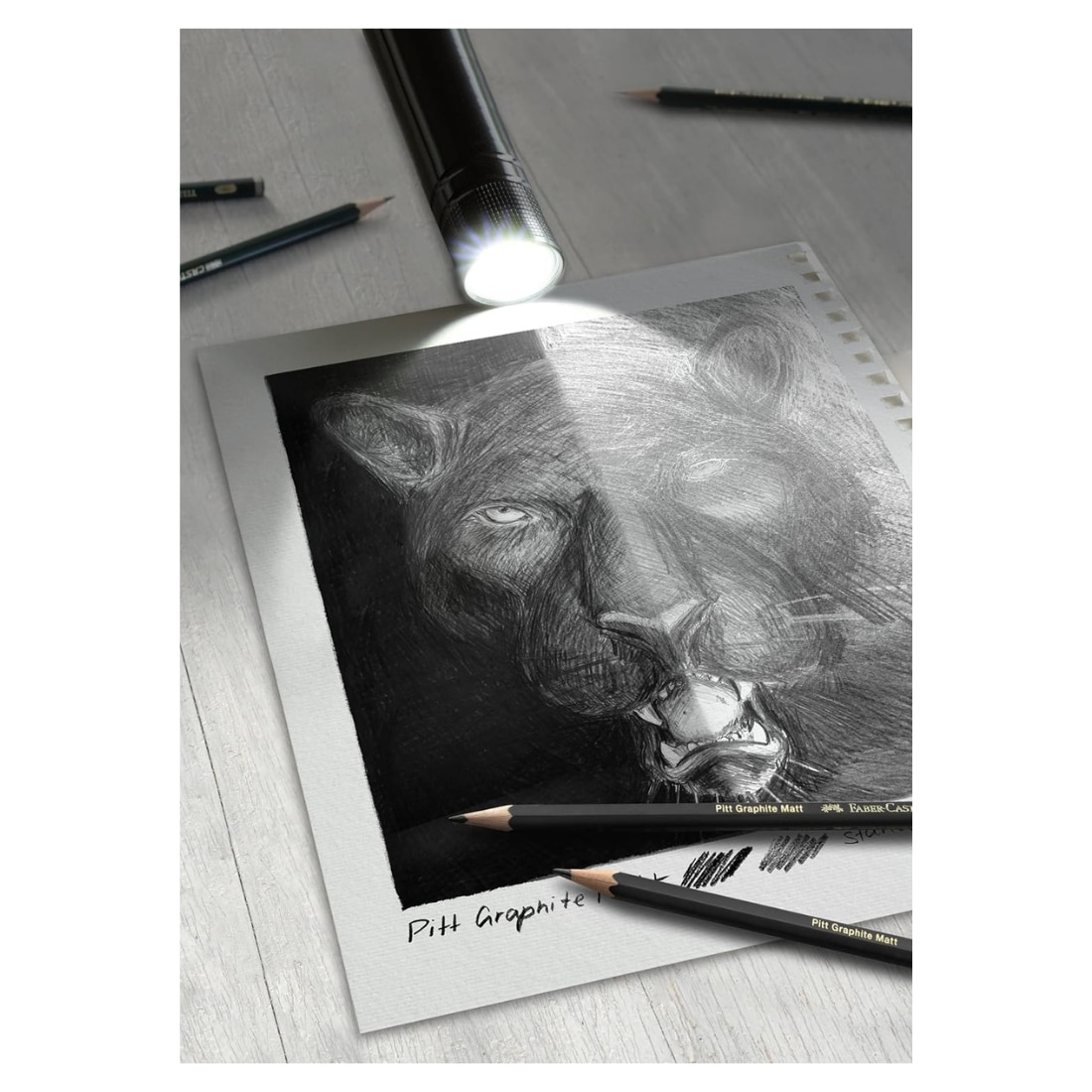 Set de crayons Pitt Graphite Mat Faber Castell – Image 5
