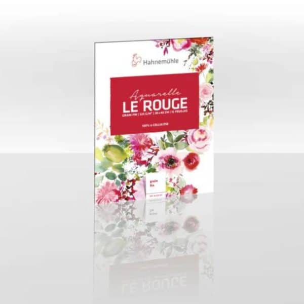 Bloc aquarelle "Le rouge" 325g/m²