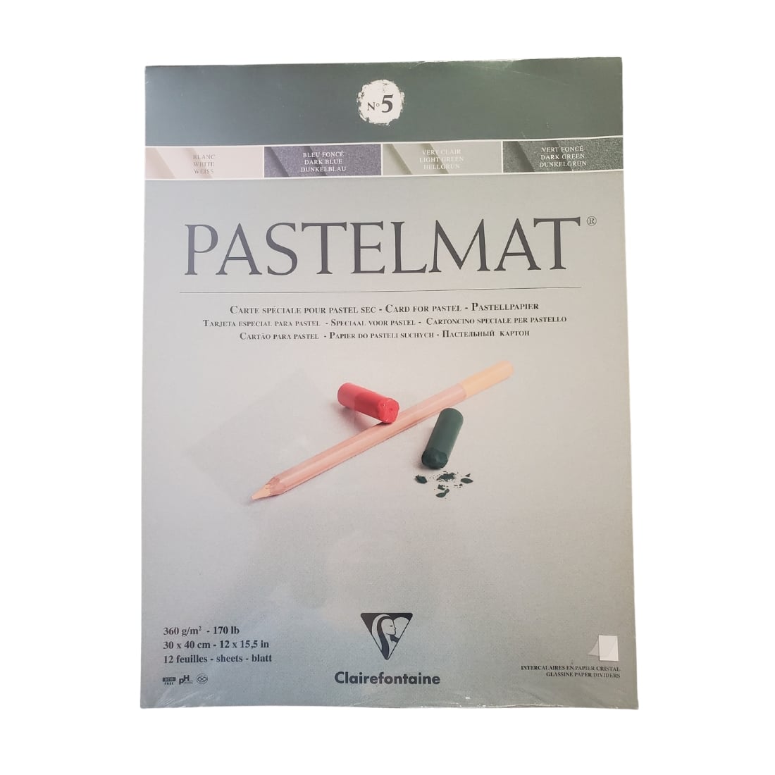 PASTELMAT – CARTES POUR PASTEL -N5 30x40cm 360GR