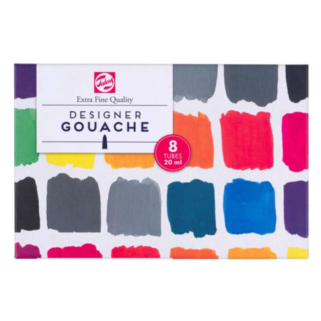 Set peinture gouache extra-fine 8x20ml Talens – Image 2