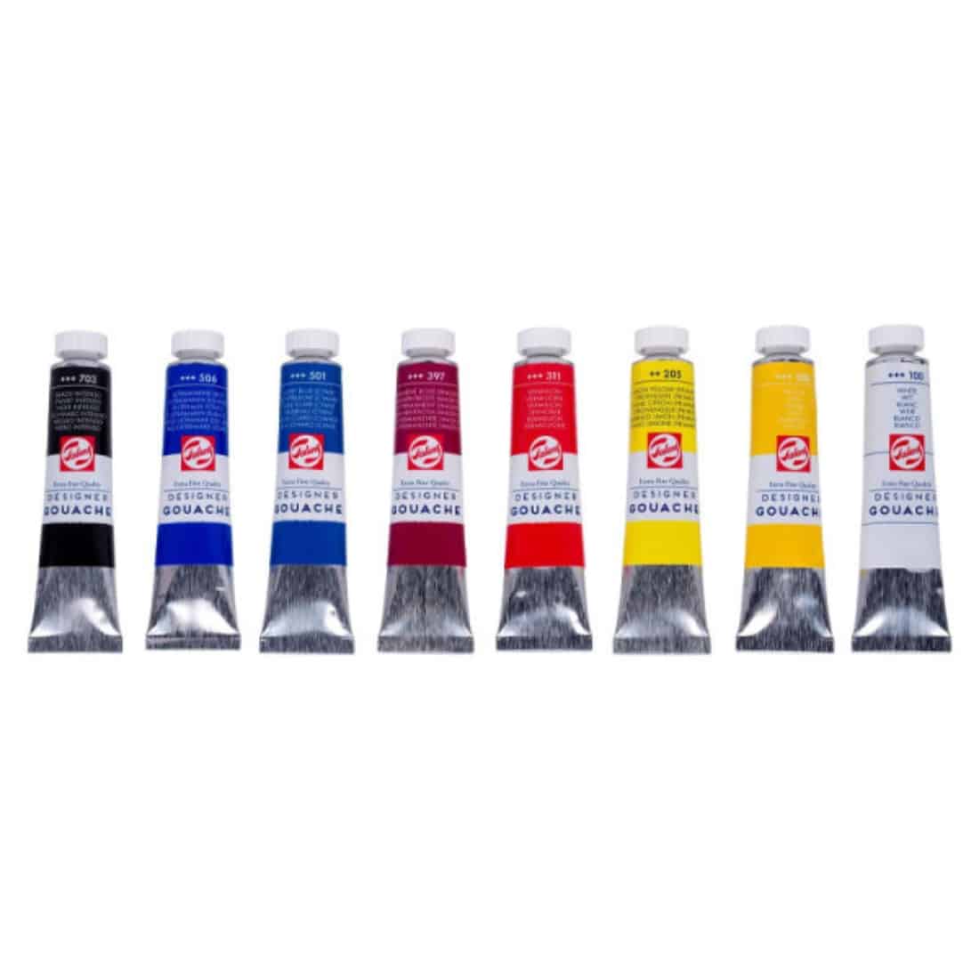 Set peinture gouache extra-fine 8x20ml Talens – Image 4