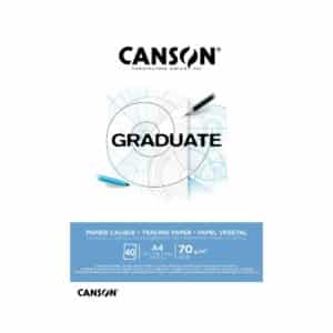 BLOC CANSON GRADUATE CALQUE 40F 70G A4