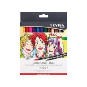 Set Aqua Brush Duo - 12 couleurs Manga - Lyra