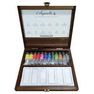 coffret 12 tubes aquarelle Sennelier