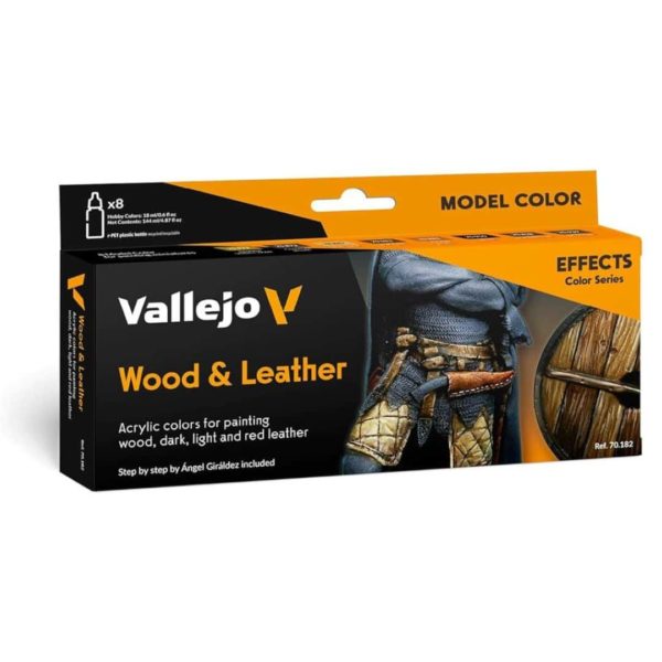 Set de 8 peintures hobby colors Vallejo