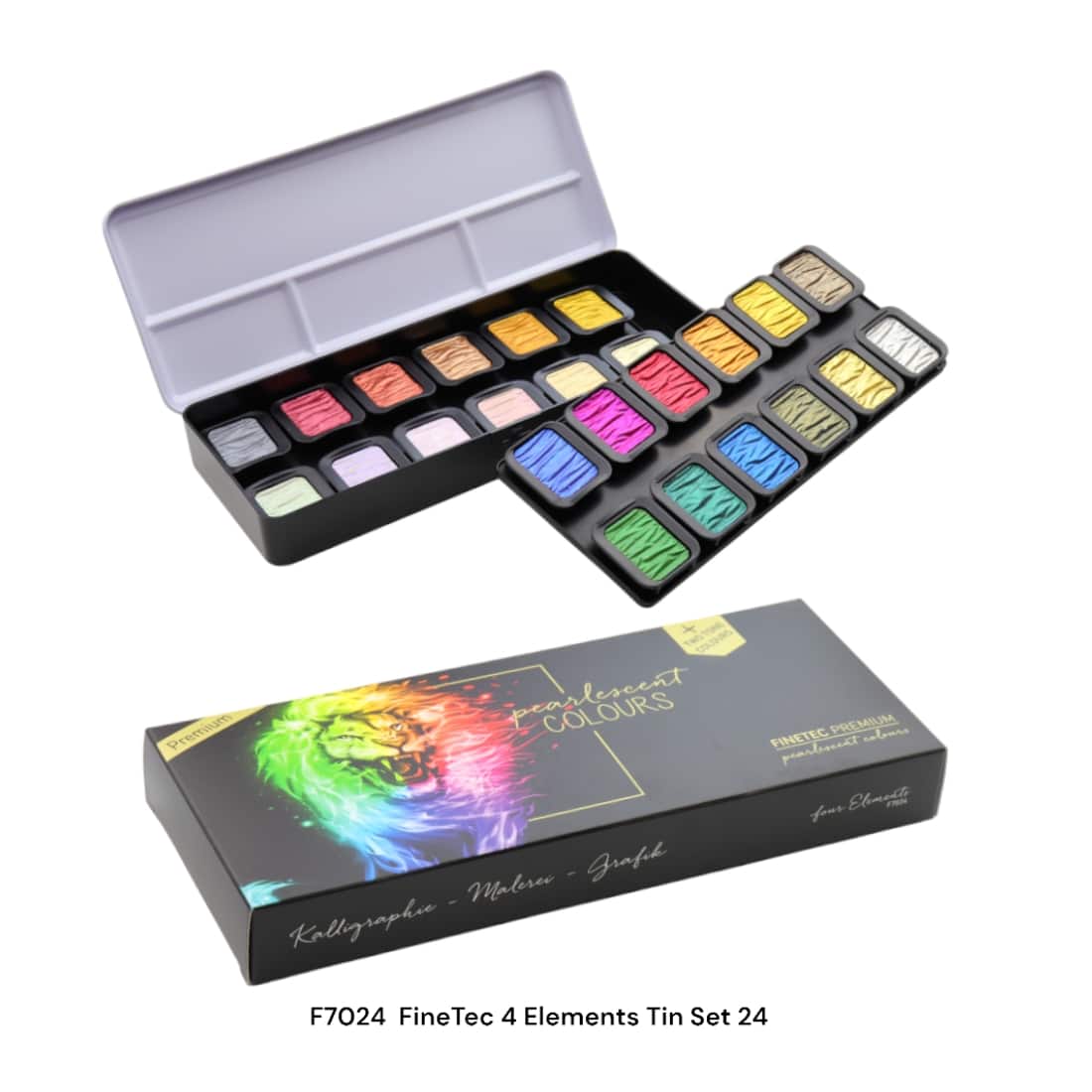 Set de 24 couleurs irisées et nacrées Premium Finetec – Image 2