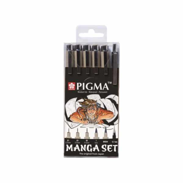 SET DE 6 PIGMA MICRON MANGA