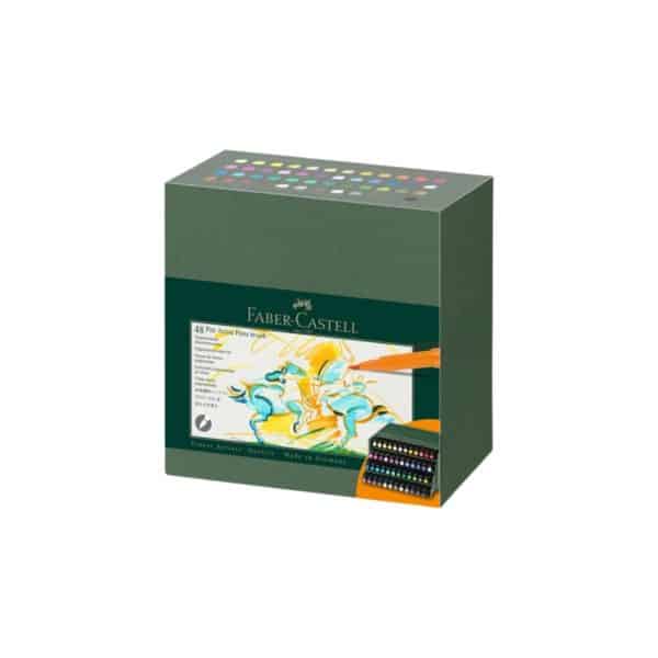 Coffret Feutre Pitt Artist Pen studio box de 48 - Faber-Castell