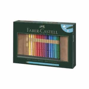 30 crayons de couleur aquarellable Albrecht Dürer trousse rouleau Faber-Castell