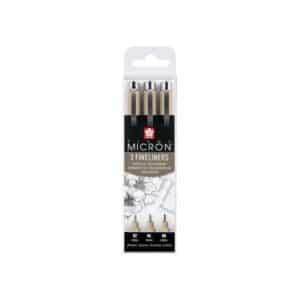 3 fineliners Migpa Micron