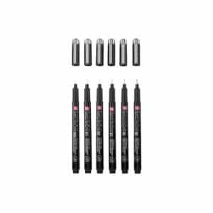 Set 3 ou 6 fineliners Pigma Micron + une trousse offerte – Image 5