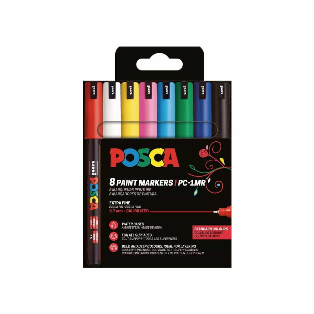 set de 8 Posca PC1MR