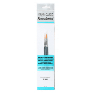 Winsor & Newton : Fondation aquarelle pinceau Set