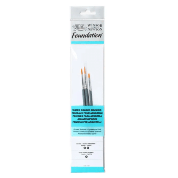 Winsor & Newton : Fondation aquarelle pinceau Set