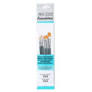 Winsor & Newton : Fondation aquarelle pinceau Set