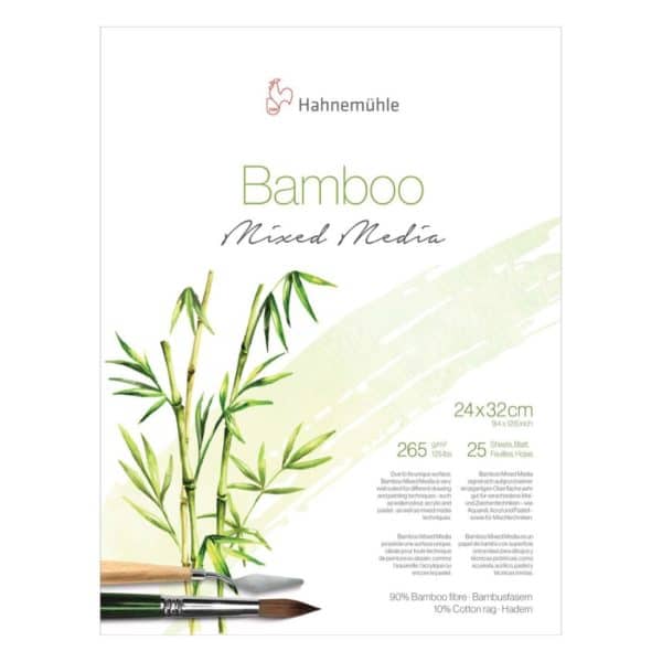Bloc collé 4 côtés Bamboo Hahnemühle