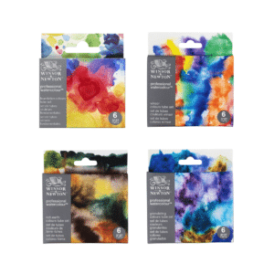 Coffret 6 tubes 5ml aquarelle en carton Winsor & Newton