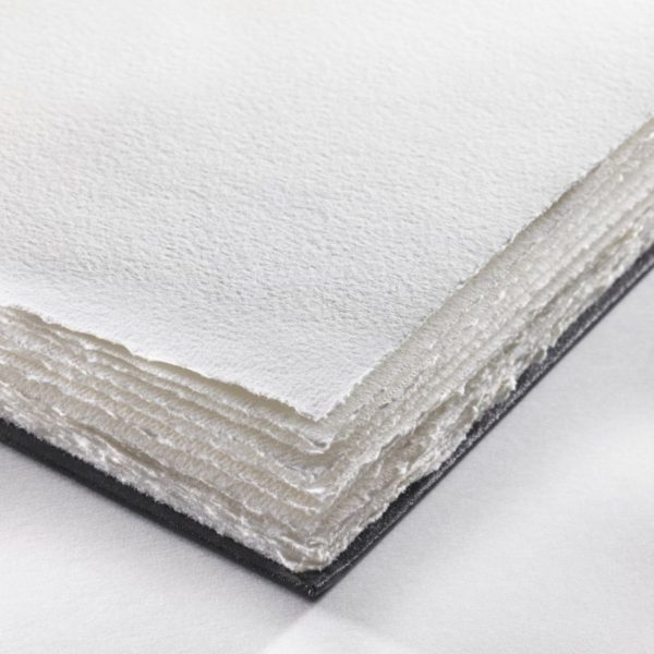 Carnet frangé watercolour book deckle edge Hahnemühle – Image 3