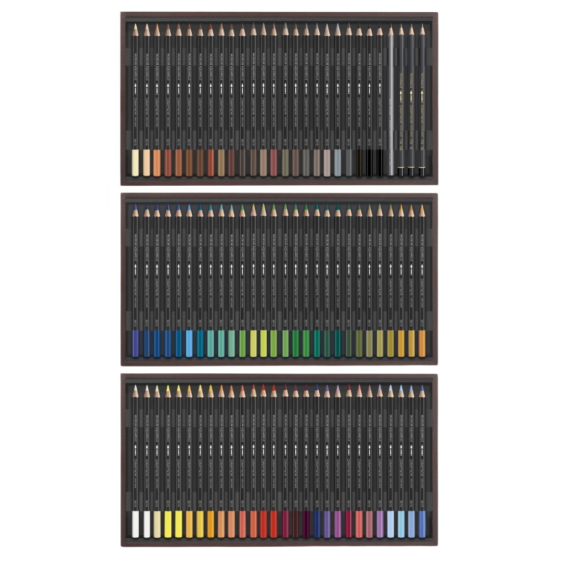 Coffret bois 76 crayons aquarellables Museum Caran D'Ache – Image 3