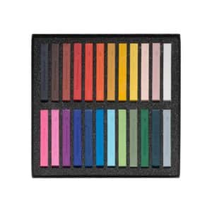 Lyra - Boite de 24 Pastels tendres Polycrayons soft - couleurs
