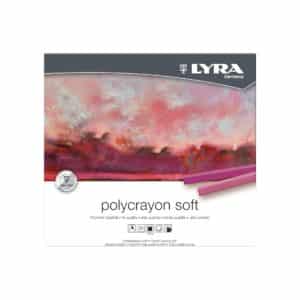 Boite de 12, 24 pastels tendres Polycrayons Lyra – Image 4