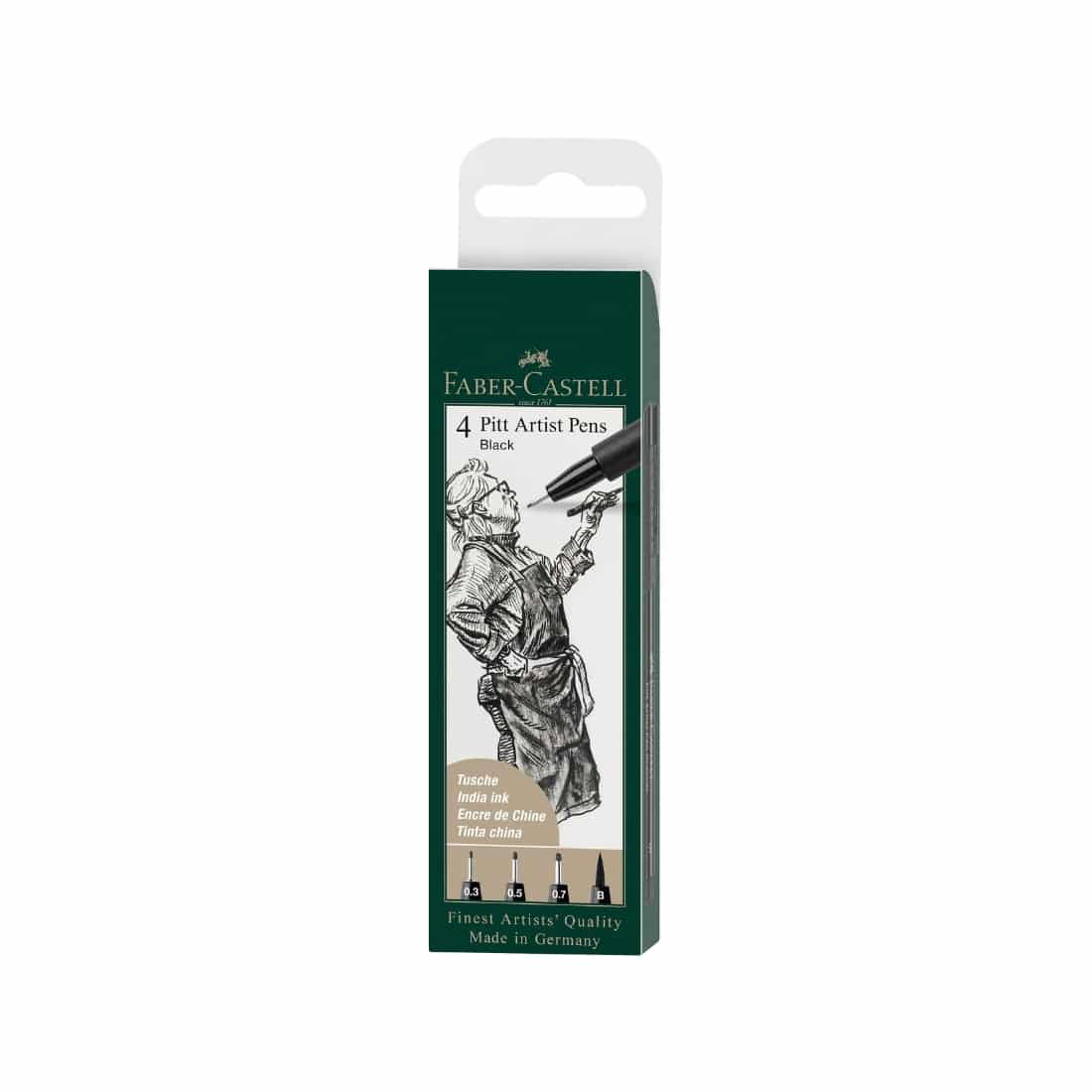 Set de 4 Feutres Pitt Artist Pen Faber Castell – Image 5