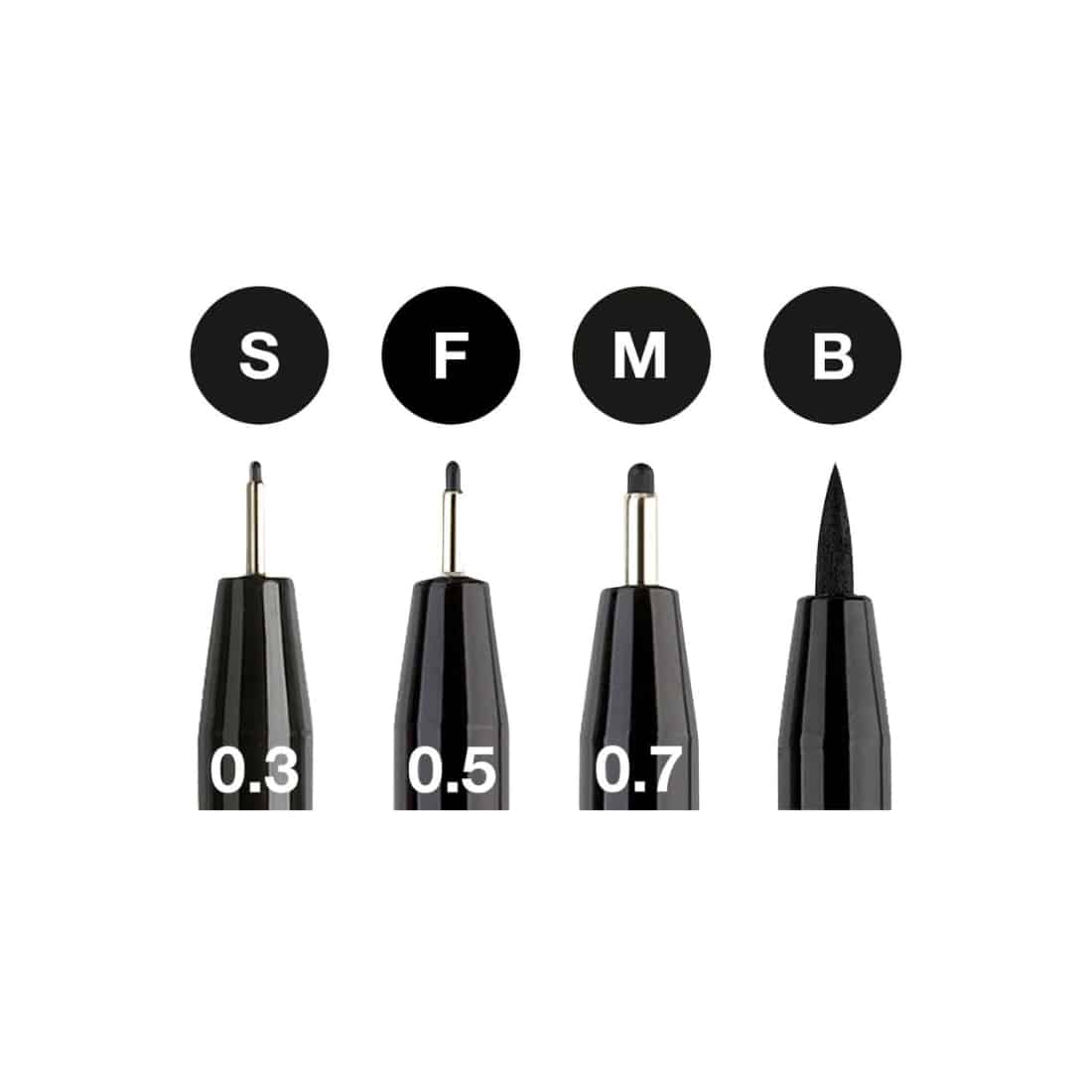 Set de 4 Feutres Pitt Artist Pen Faber Castell – Image 2