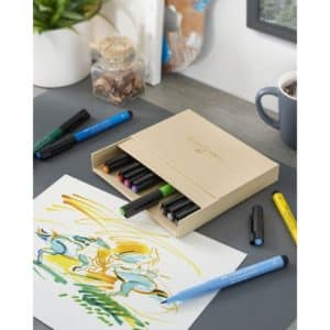Coffret de 12 feutres Pitt Artist Pens brush Faber Castell – Image 3