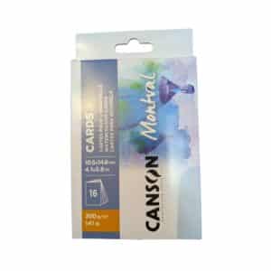 16 cartes postales Montval Canson