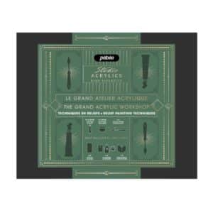 Coffret acrylique techniques en reliefs Pébéo