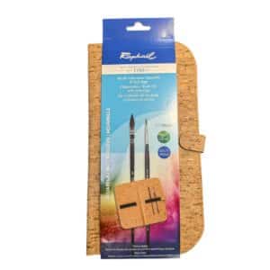 Set de pinceaux aquarelle softaqua et son étui en liège